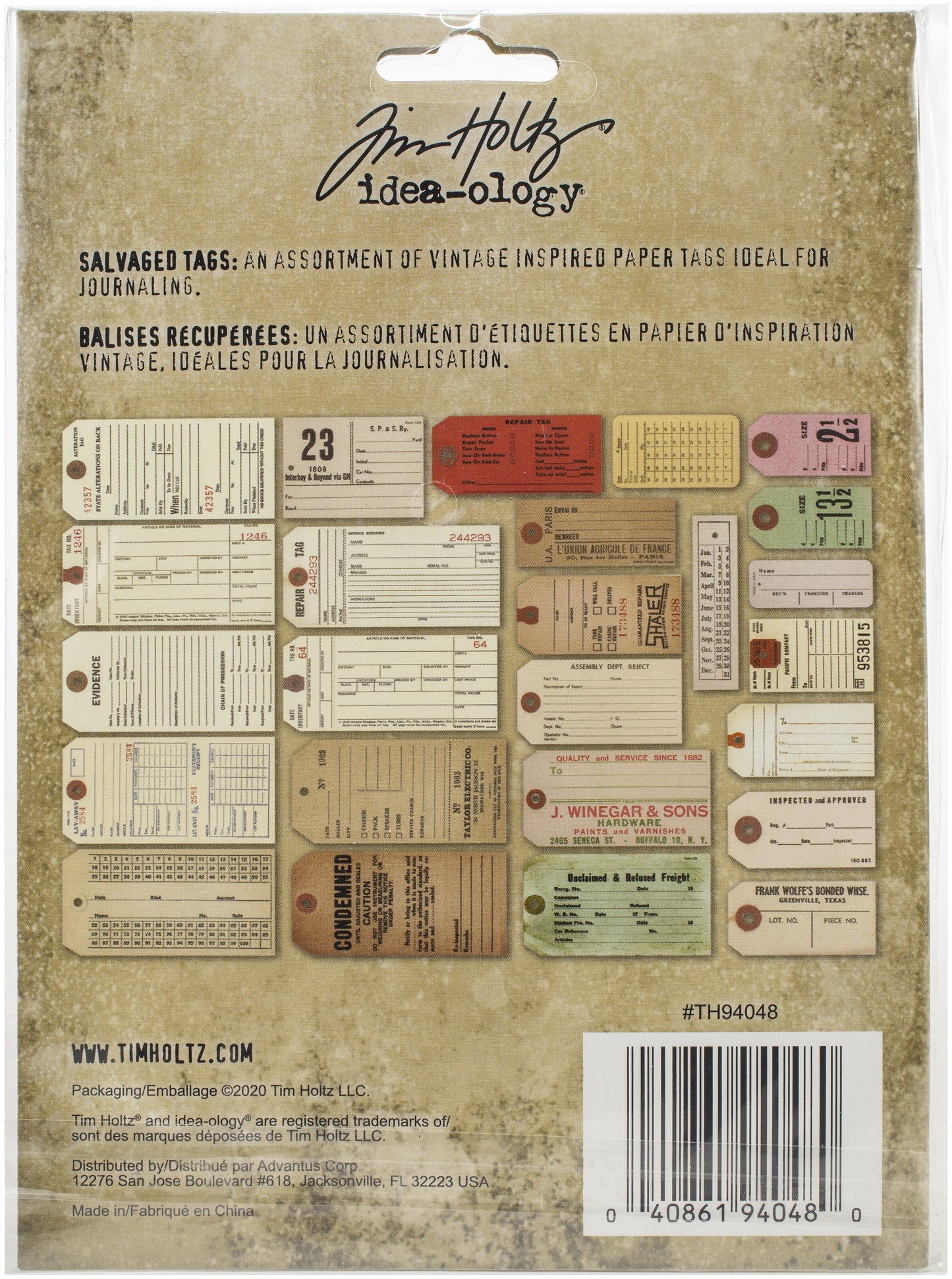 Tim Holtz Idea-Ology Salvaged Tags