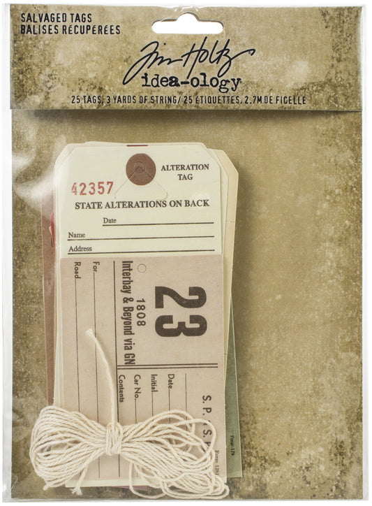 Tim Holtz Idea-Ology Salvaged Tags