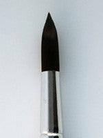 Silver Brush Black Pearl Mightlon Synthetic Brushes for Mixed Media Oils & Acrylics
