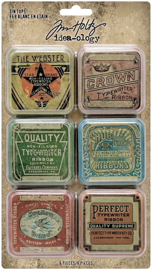 Tim Holtz Tin Tops