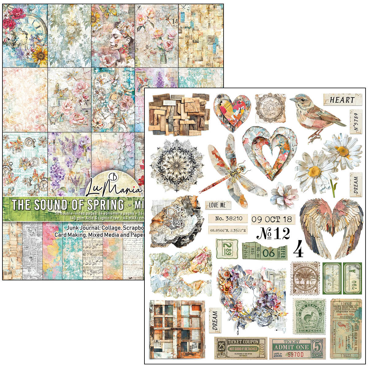 Ciao Bella The Sound of Spring - Mixed Media Book