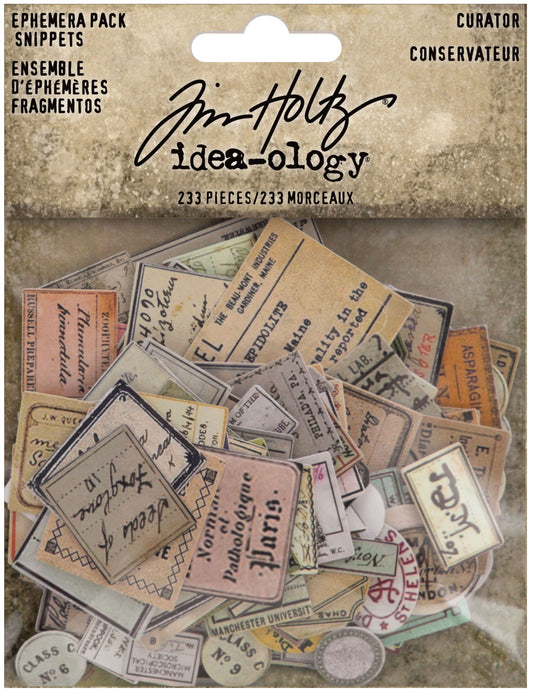 Idea-Ology Ephemera Snippets 233/Pkg Curator
