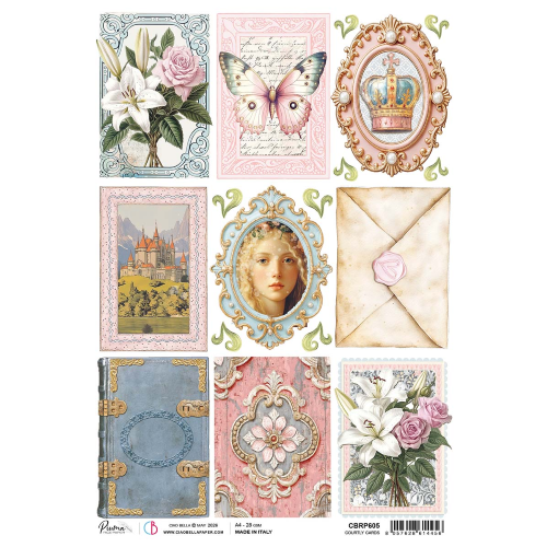 Ciao Bella Courtly Cards Rice Paper