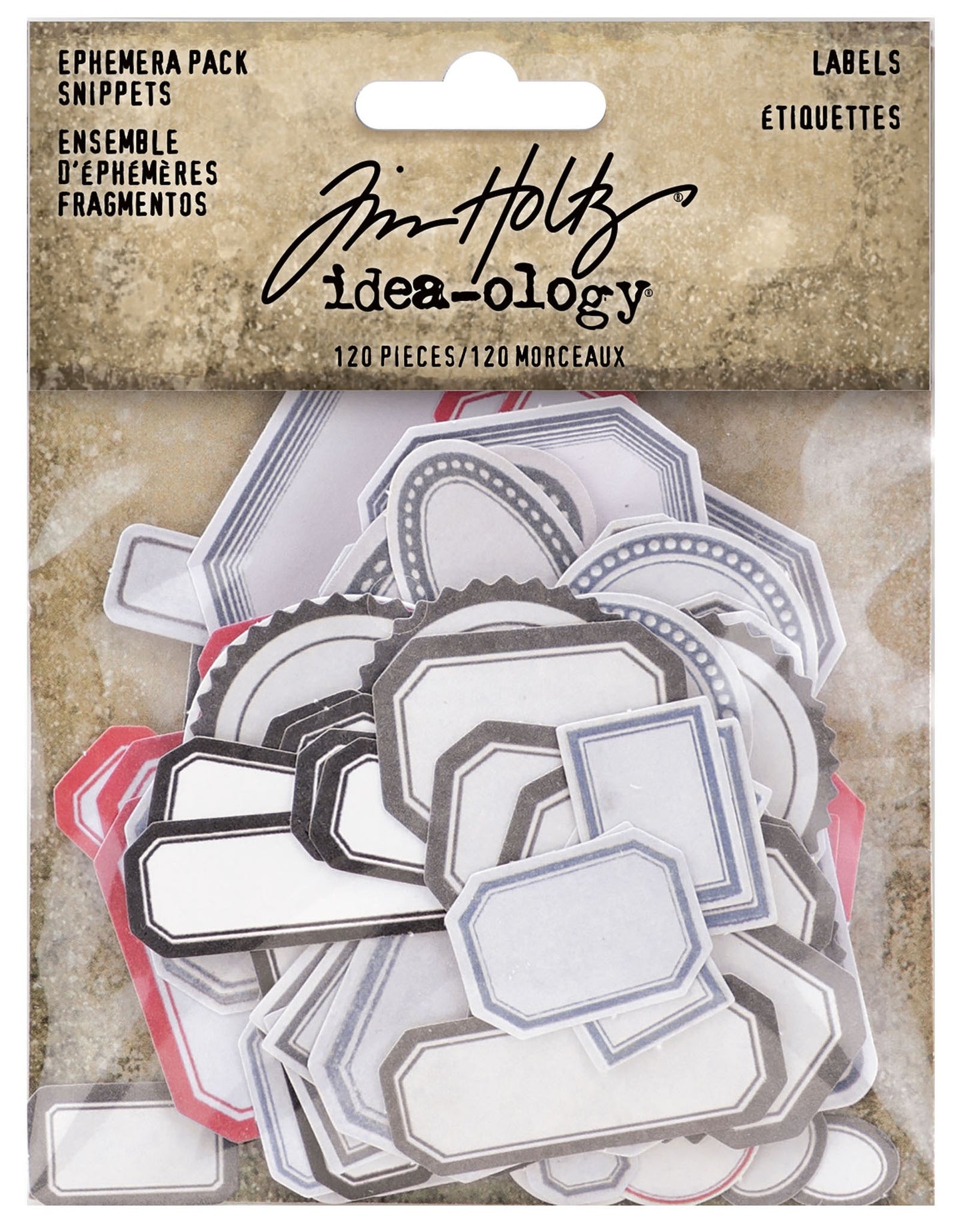 Idea-Ology Ephemera Pack Snippets Labels