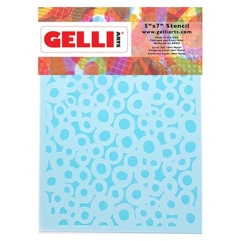 Gelli Arts 5x7 Stencil Dots