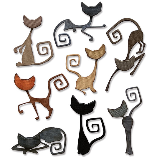 Sizzix Thinlits Dies By Tim Holtz 16/Pkg Mischievous