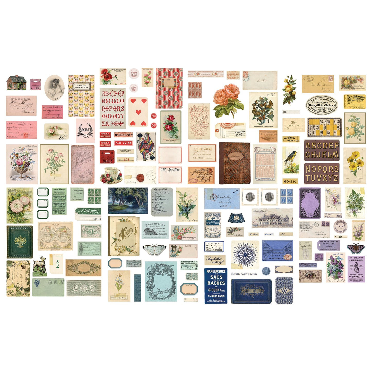 Idea-Ology Ephemera Pack 136/Pkg Palette