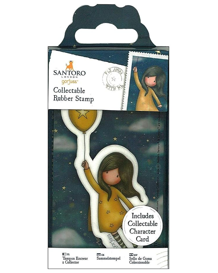 Santoro Collectable Rubber Stamp Fly Away With Me