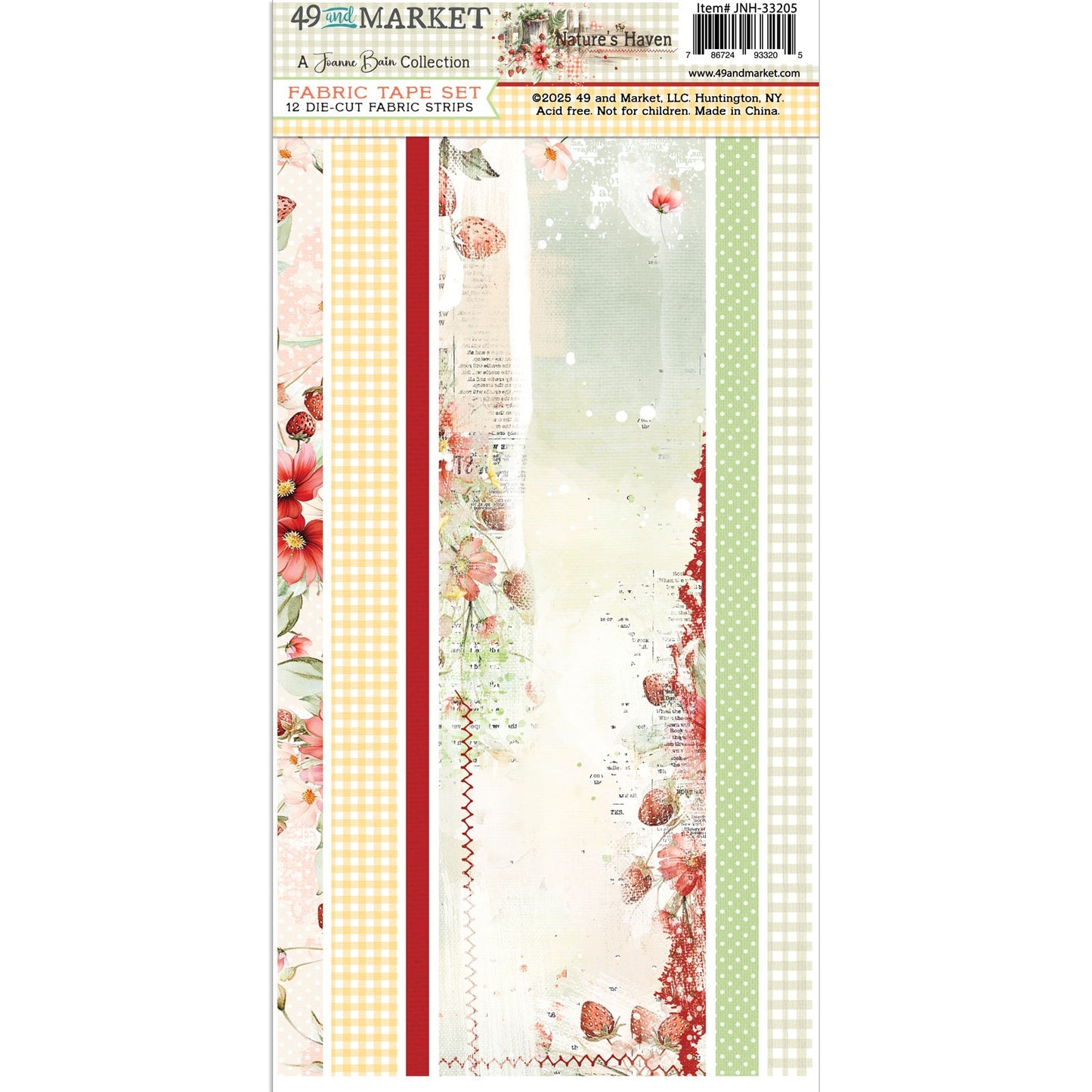Nature's Haven Fabric Strips Tape Set