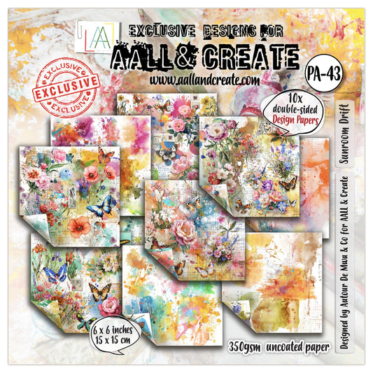 AALL & Create Design Double-Sided Cardstock 6"x6" Sunroom Drift