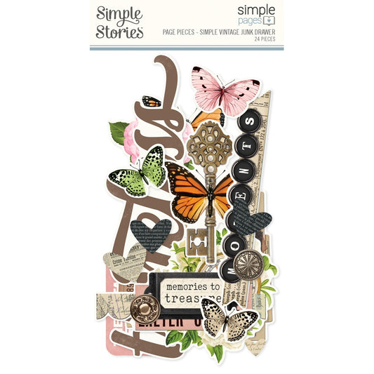 Simple Stories Simple Page Pieces Die Cuts 24/Pkg