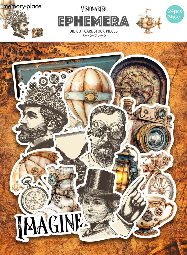 Memory Place Ephemera Cardstock Die-Cuts Visionaries