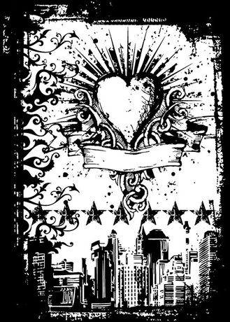 Tim Holtz Components Collection Stamp Urban Tattoo