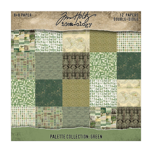 Tim Holtz Palette Collection Green 8 x 8