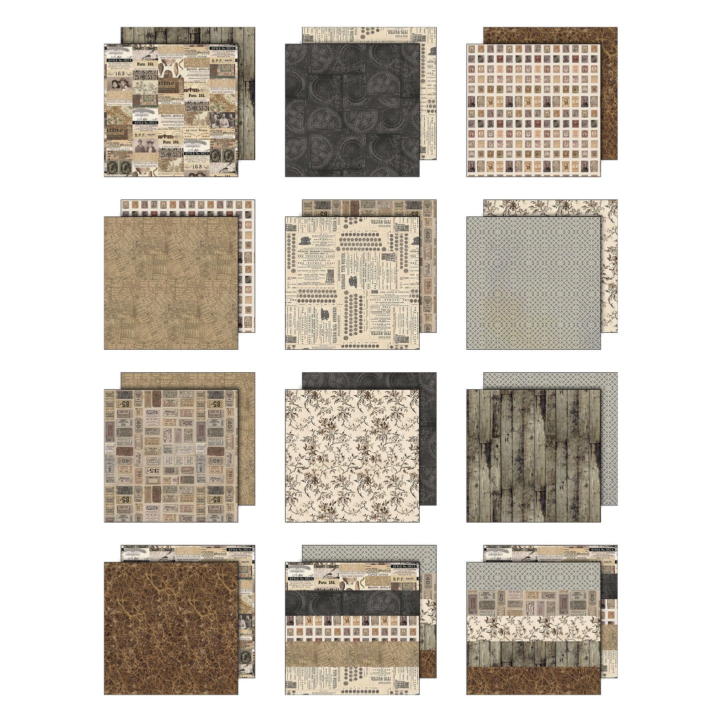Tim Holtz Palette Collection Neutral 8 x 8
