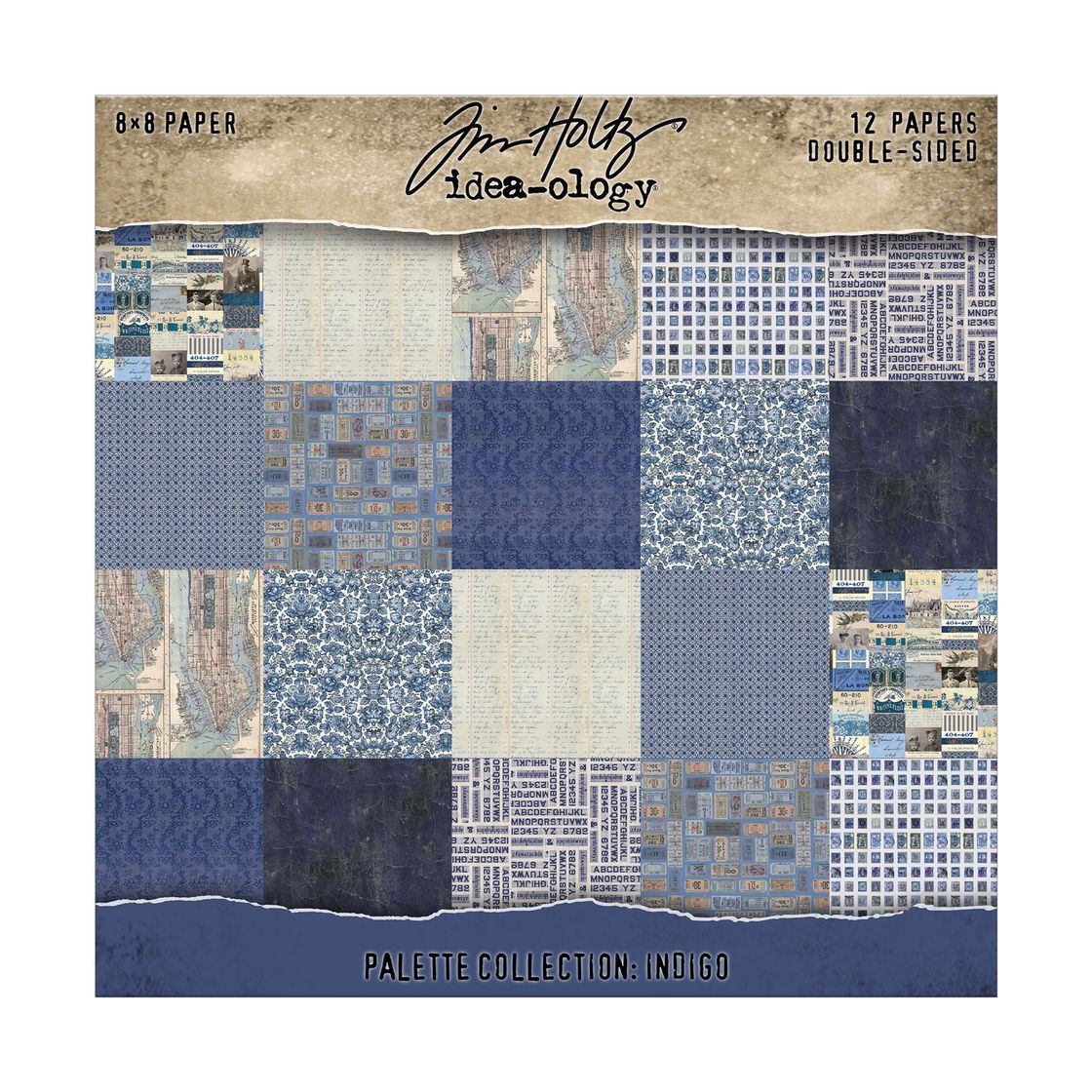 Tim Holtz Palette Collection Indigo 8 x 8
