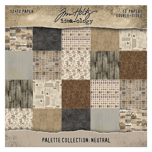 Tim Holtz Palette Collection Neutral 12 x 12