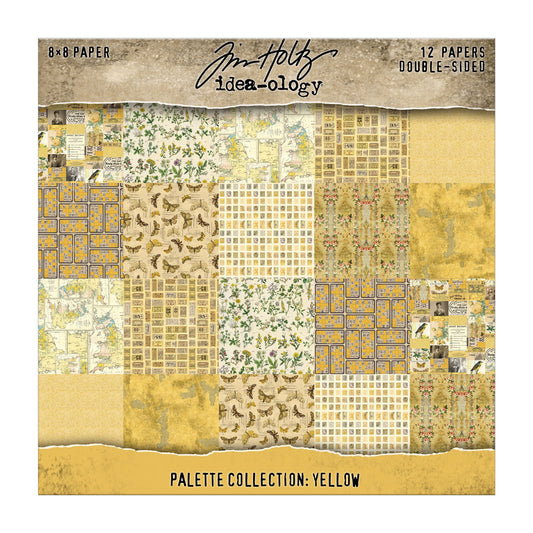 Tim Holtz Palette Collection Yellow 8 x 8
