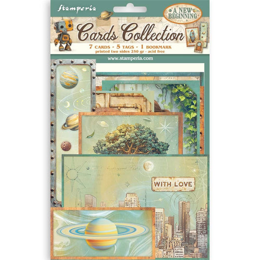Stamperia Cards Collection A New Beginning