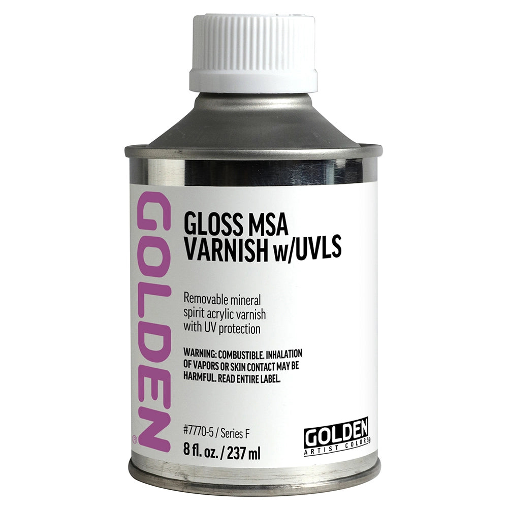GLOSS MSA VARNISH W/UVLS 8OZ
