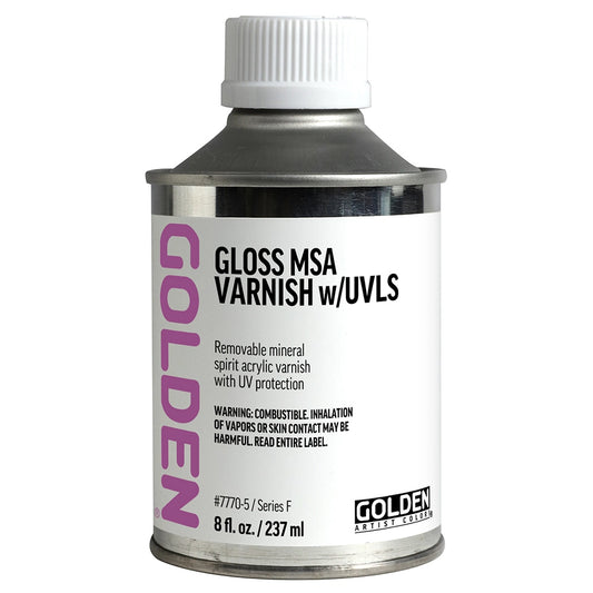 GLOSS MSA VARNISH W/UVLS 8OZ