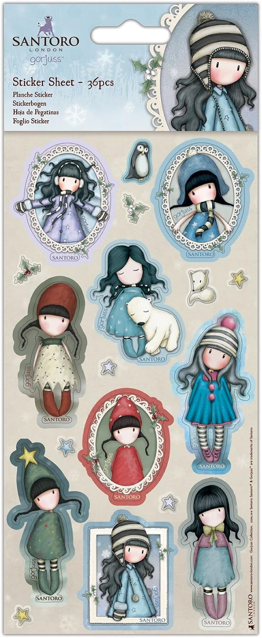 Santoro Sticker Sheet 36 pc