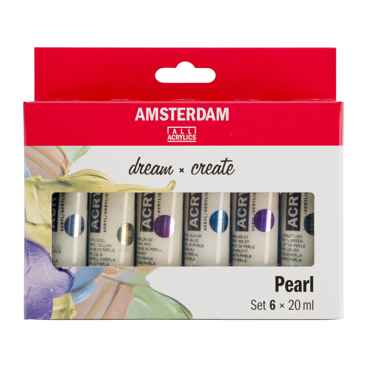 AMSTERDAM STANDARD ACRYLIC 6X20ML PEARL COLORS SET