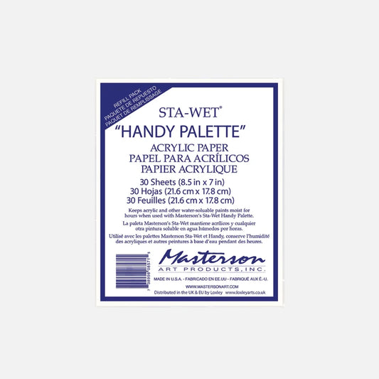 New Wave Sta-Wet Handy Palette Acrylic Paper