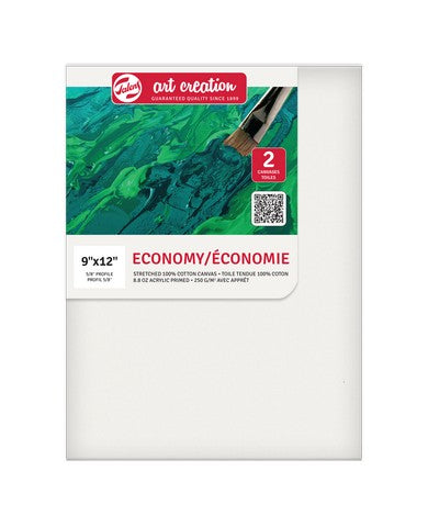Talens Art Creation Economy Canvas 9x12 - 2 pack