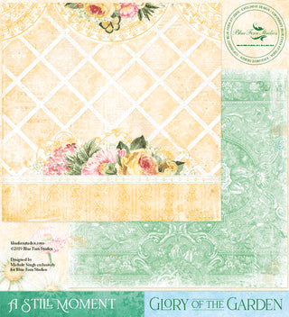 Blue Fern Studios Glory of the Garden Collection 12 x 12 Scrapbook Paper