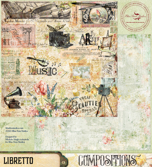 Blue Fern Studios Compositions 8 x 8