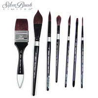 Silver Black Velvet Brushes