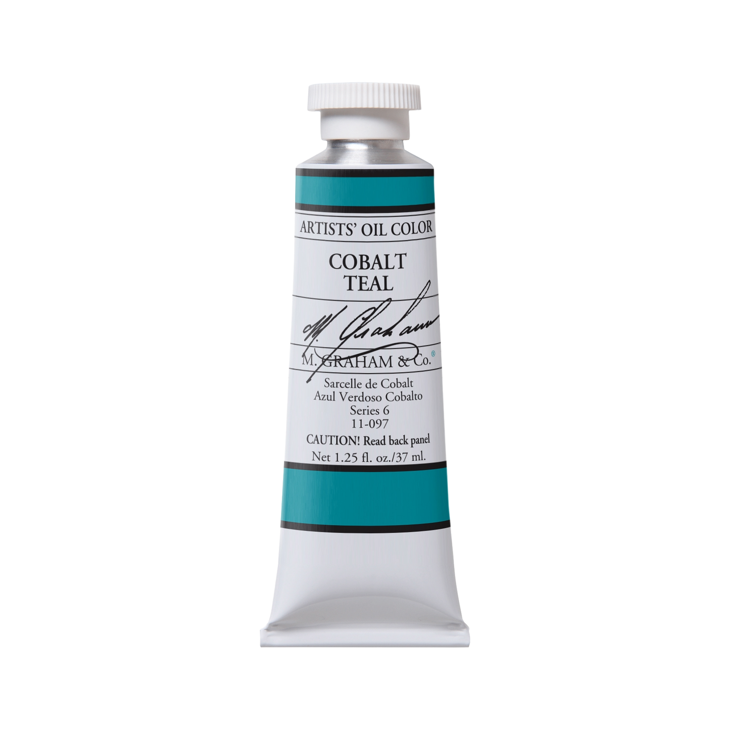 M GRAHAM COBALT TEAL 37ML OIL COLOR