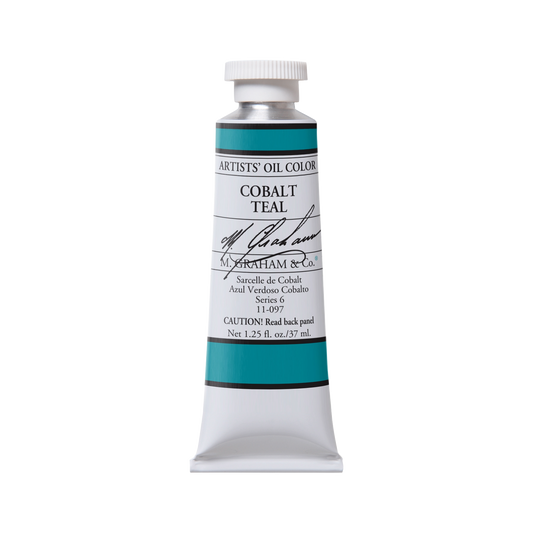 M GRAHAM COBALT TEAL 37ML OIL COLOR