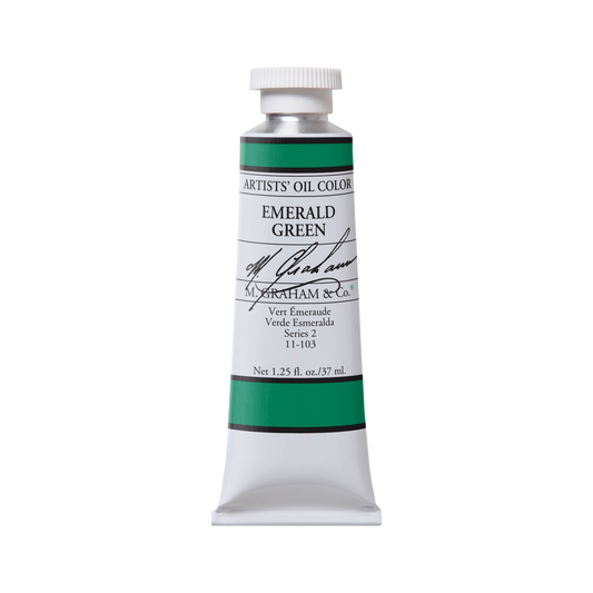 M GRAHAM EMERALD GREEN 37ML OIL COLOR