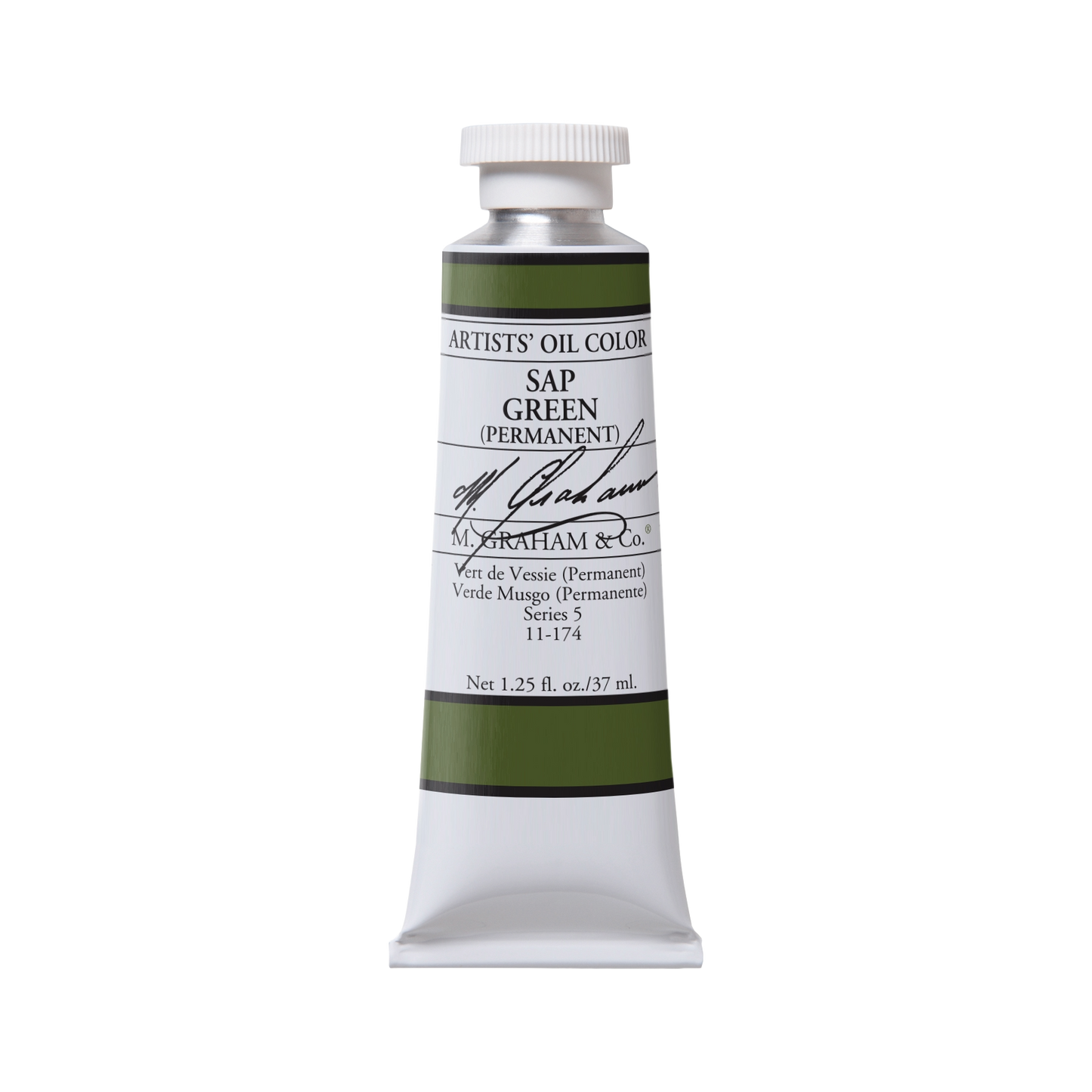 M GRAHAM SAP GREEN PERMANENT 37ML OIL COLOR