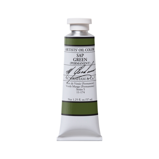 M GRAHAM SAP GREEN PERMANENT 37ML OIL COLOR