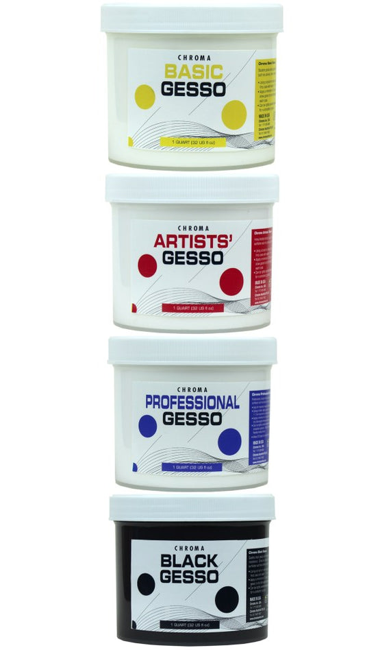 CHROMA ARTISTS GESSO WHITE QUART