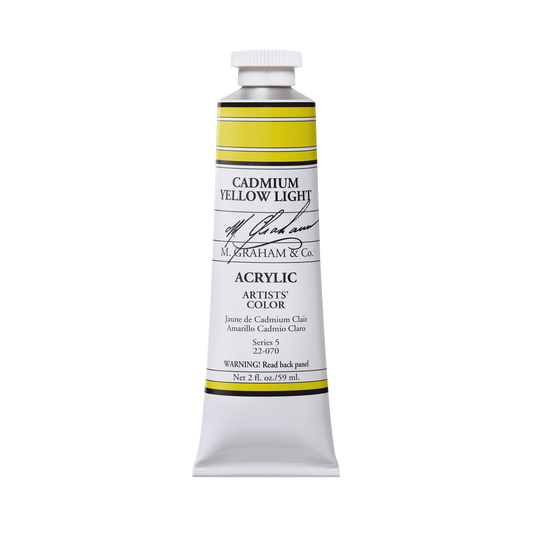 M GRAHAM CADMIUM YELLOW LIGHT 60ML TUBE ACRYLIC