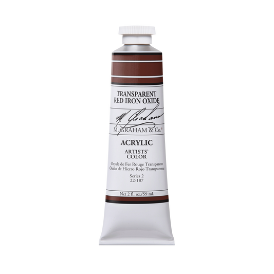 M GRAHAM TRANS RED IRON OXIDE 60ML TUBE ACRYLIC