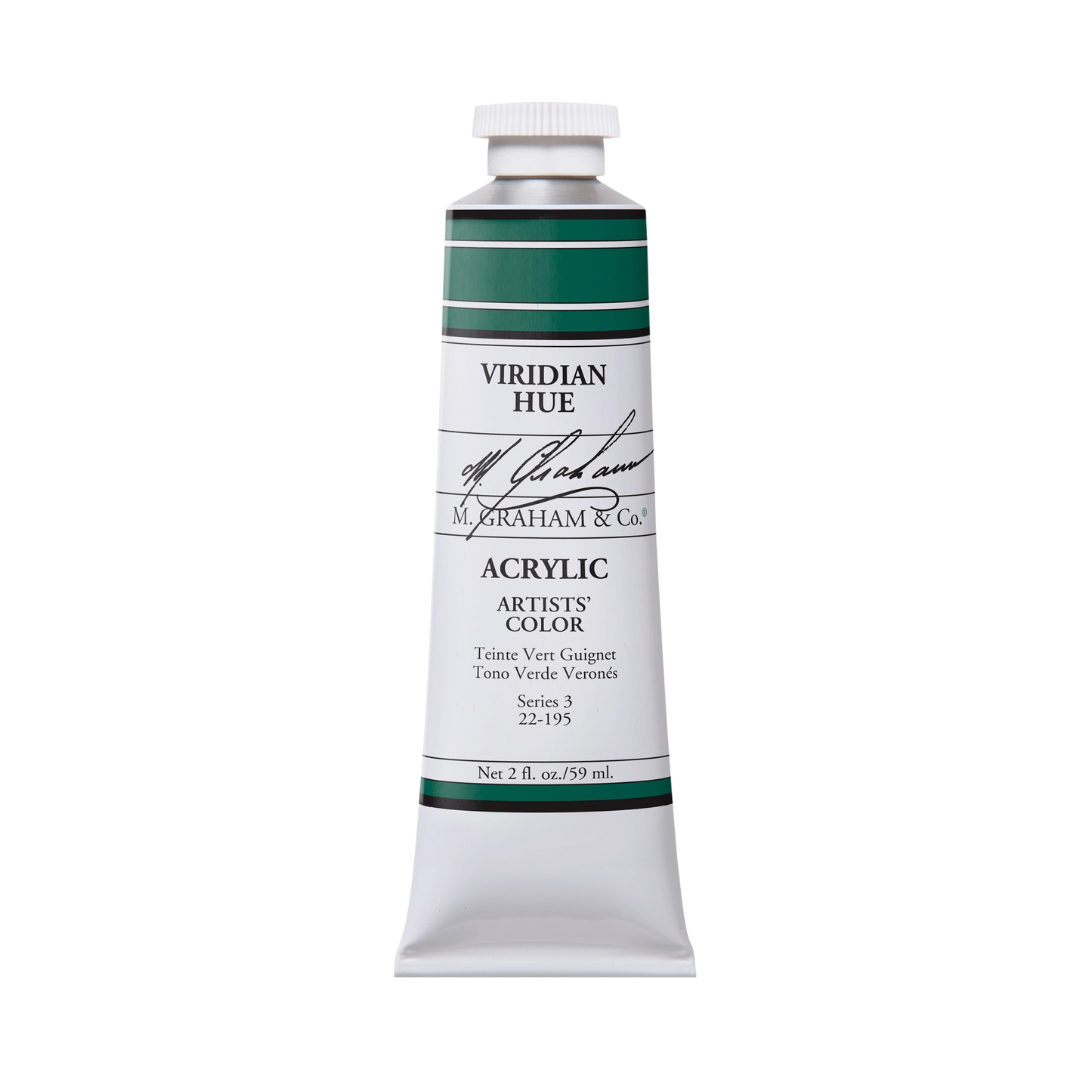 M GRAHAM VIRIDIAN HUE 60ML TUBE ACRYLIC