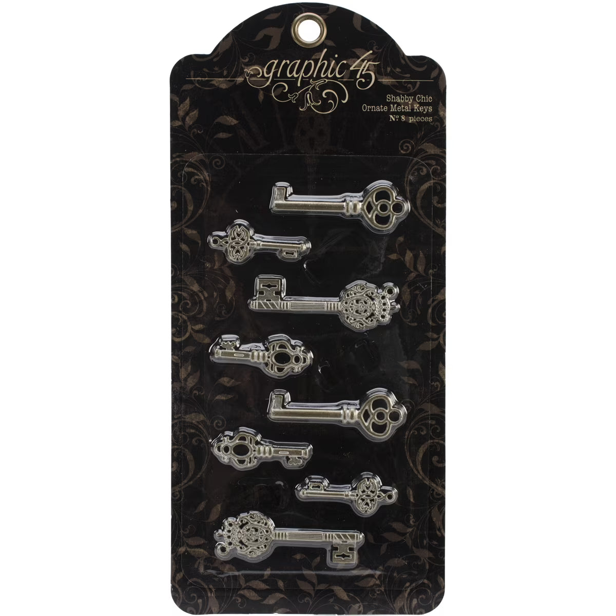 Graphic45 Shabby Chic Ornate Metal Keys