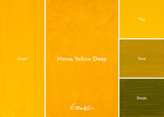 GAMBLIN ARTISTS GRADE HANSA YELLOW DEEP 37ML