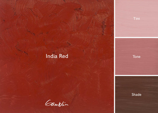GAMBLIN ARTISTS GRADE INDIA RED 37ML