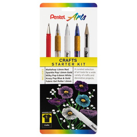 Pentel Arts Crafts Starter Kit 5 pk