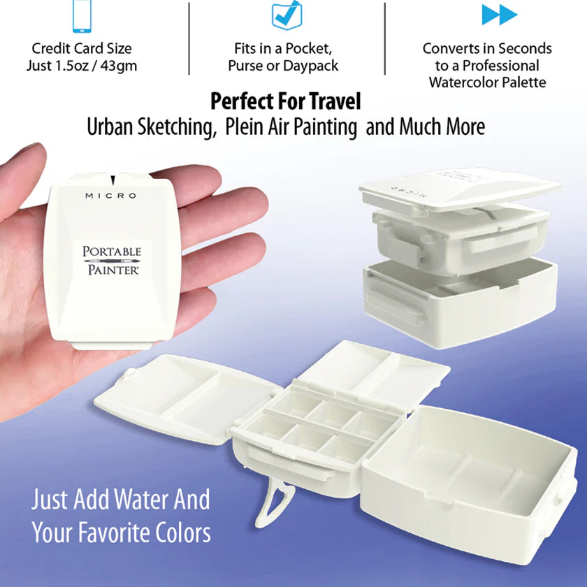 New Wave Portable Painter Micro Watercolor Palette