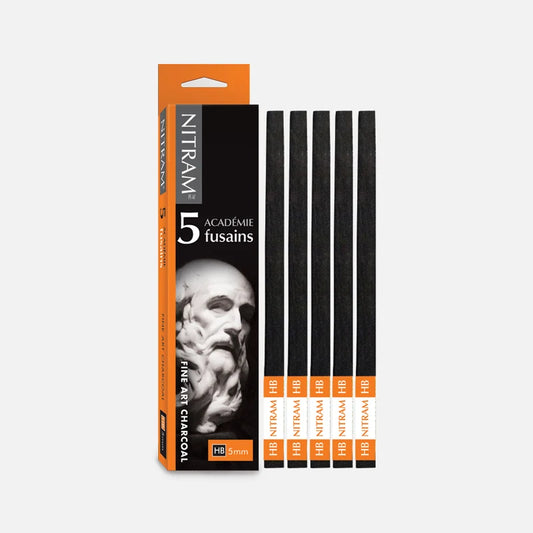 New Wave Nitram Fine Art Charcoal HB - Medium