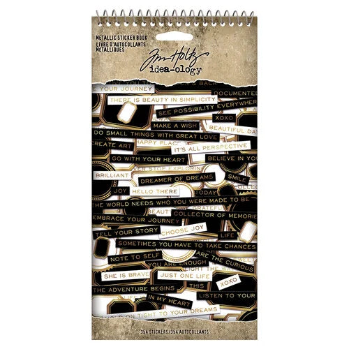 Tim Holtz Metallic Sticker Book