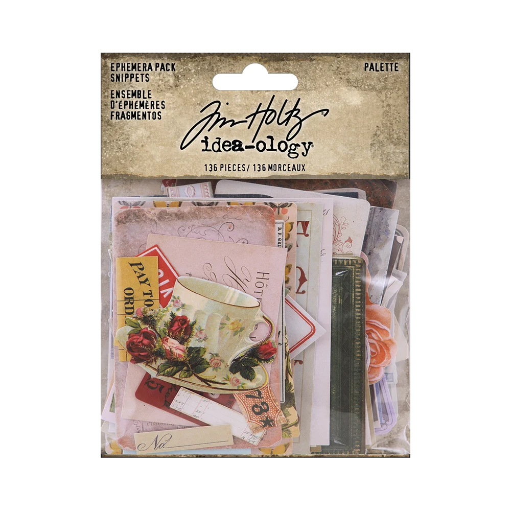 Tim Holtz Ephemera Pack Snippets Palette