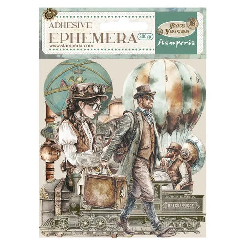 Stamperia Ephemera Voyages Fantastiques